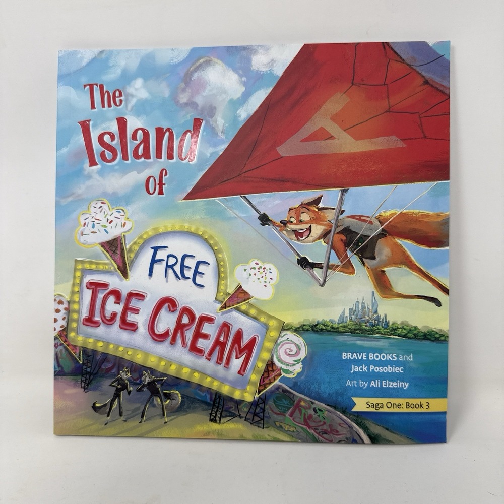 The Island of Free Ice Cream Brave Books Saga 1 Book 3 Paperback  Jack Posobiec